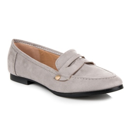 Seastar Mocassins en daim gris 2