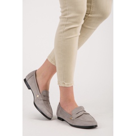 Seastar Mocassins en daim gris 6