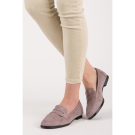 Seastar Mocassins en daim violet 6