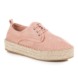 Seastar Espadrilles ajourées sur la plateforme rose 2