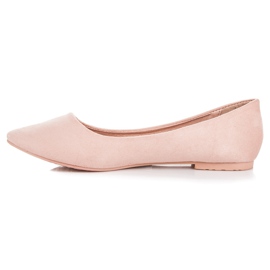 Seastar Ballerines en daim rose 2
