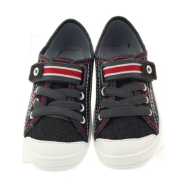 Chaussures, baskets, pantoufles pour enfants Befado 251x091 rouge gris blanc 4