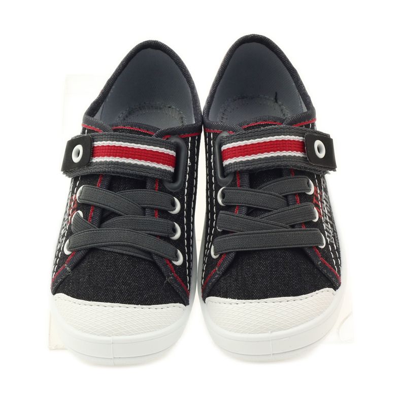 Chaussures, baskets, pantoufles pour enfants Befado 251x091 rouge gris blanc 4