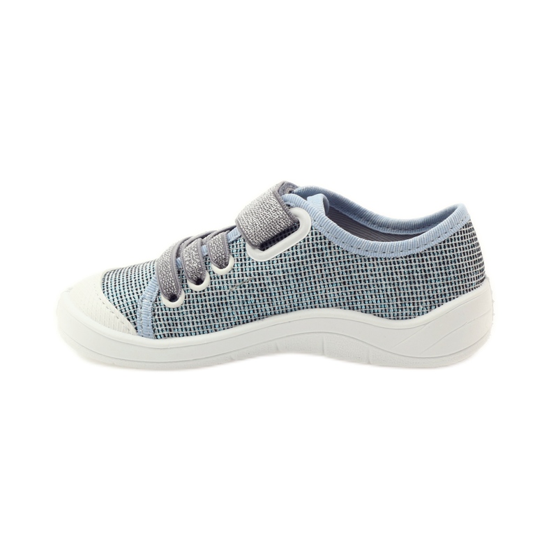 Chaussures, baskets, pantoufles pour enfants Befado 251x097 gris bleu blanc 2