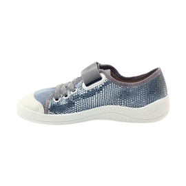 Befado 251y088 baskets baskets gris bleu blanche 2 Befado 251y088 baskets baskets gris bleu blanche 2