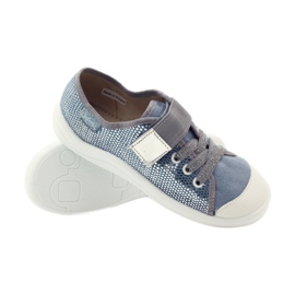 Befado 251y088 baskets baskets gris bleu blanche 3