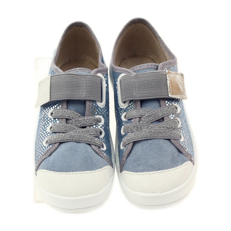 Befado 251y088 baskets baskets gris bleu blanc 4