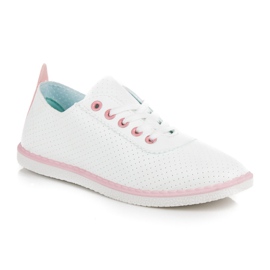 Baskets de printemps avec une fixation blanche 1