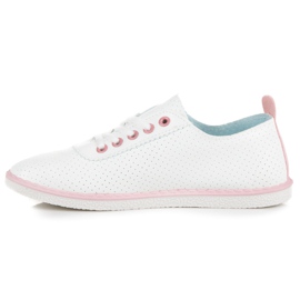 Baskets de printemps avec une fixation blanche 2