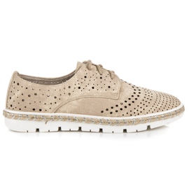 Kylie Espadrilles ajourées beige 4