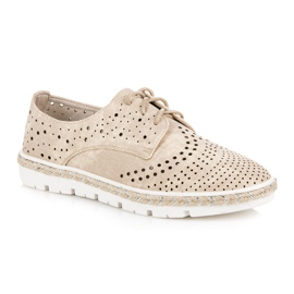 Kylie Espadrilles ajourées beige 5