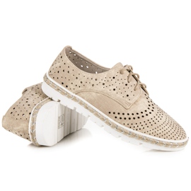 Kylie Espadrilles ajourées beige 7