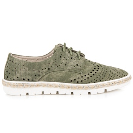 Kylie Espadrilles ajourées vert 5