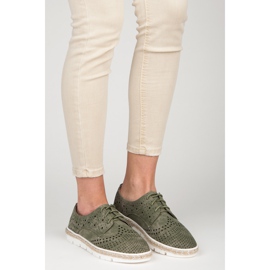 Kylie Espadrilles ajourées vert 3