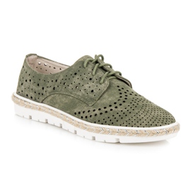 Kylie Espadrilles ajourées vert 6