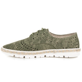 Kylie Espadrilles ajourées vert 7