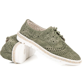Kylie Espadrilles ajourées vert 8
