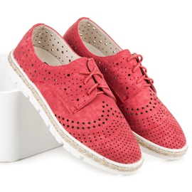Kylie Espadrilles ajourées rouge 3