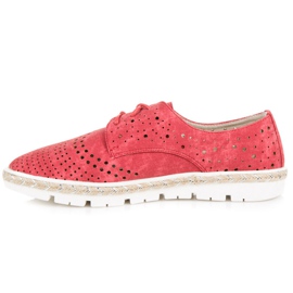 Kylie Espadrilles ajourées rouge 5
