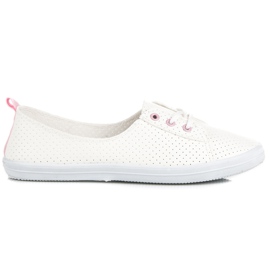 Kylie Baskets ajourées blanche 2