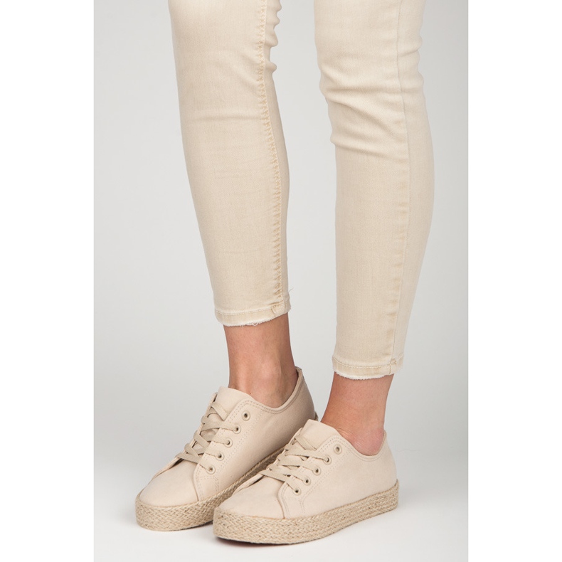 Kylie Baskets Espadrilles beiges 2