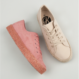 Kylie Espadrilles roses 1 Kylie Espadrilles roses 1