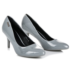 Vices Talons brillants classiques gris 3