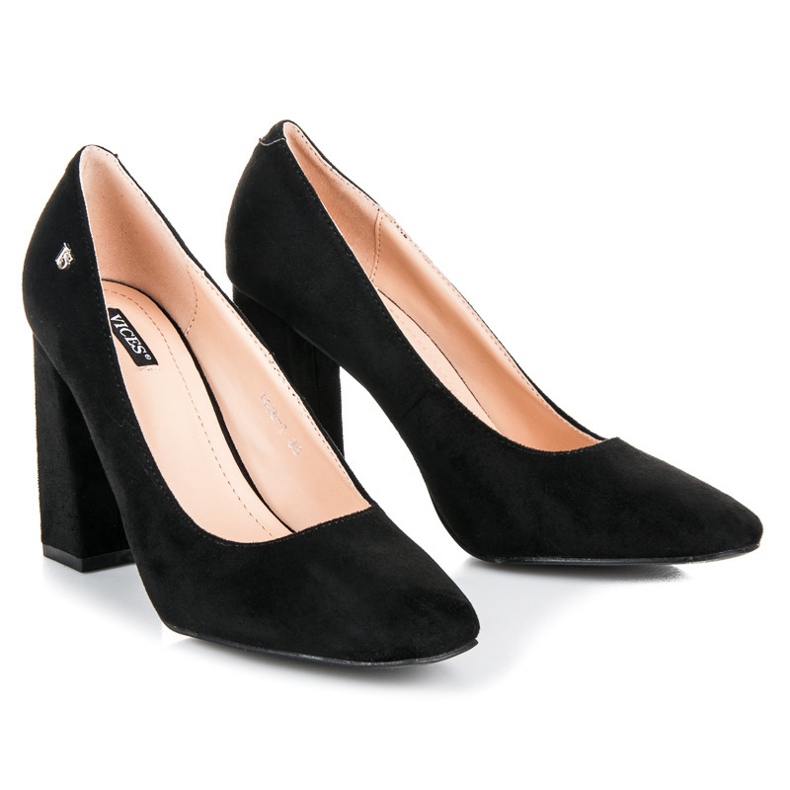 Vices Escarpins noirs sur le poteau le noir 1 Vices Escarpins noirs sur le poteau le noir 1