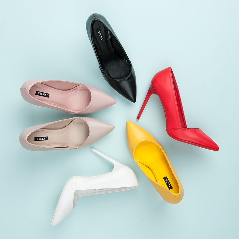 Vices Étaux élégants pour talons hauts rose 1