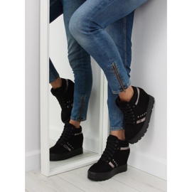 Baskets noires pour femmes AT-0650-L Noir le noir 2