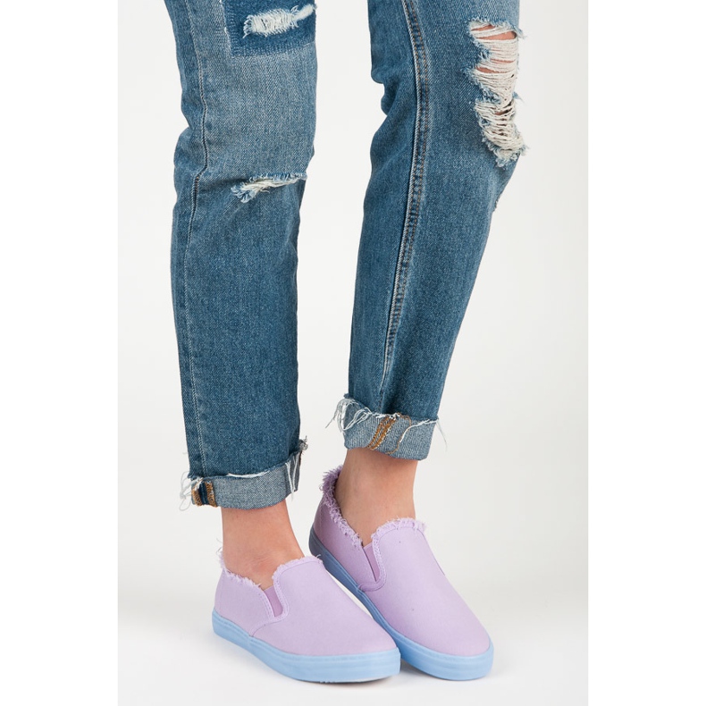 Seastar Slipons violets 2