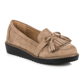 Seastar Mocassins à franges brun 3