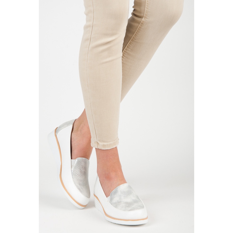 Chaussures à motif Vices gris blanche 2