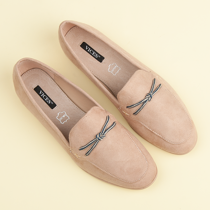 Mocassins en daim vices brun 2