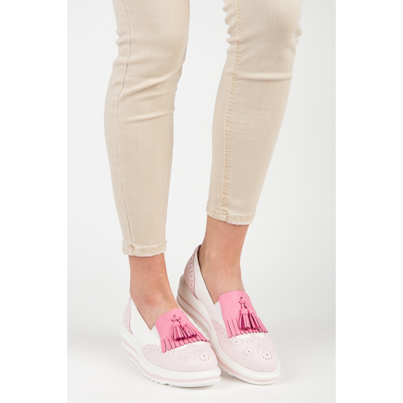 Chaussures boho vices femme rose 2