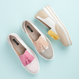 Chaussures boho vices femme rose 1