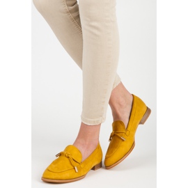 Vices Mocassins de printemps jaune 1