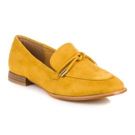 Vices Mocassins de printemps jaune 3