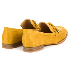 Vices Mocassins de printemps jaune 5