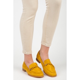 Vices Mocassins de printemps jaune 6