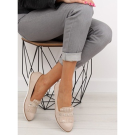 Mocassins femme beige DM30P Beige 2 Mocassins femme beige DM30P Beige 2