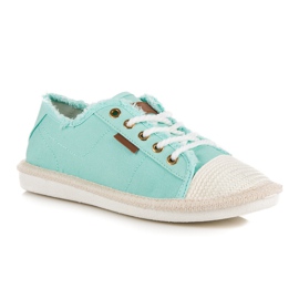 Seastar Baskets à lacets, espadrilles vert 7