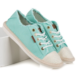 Seastar Baskets à lacets, espadrilles vert 5