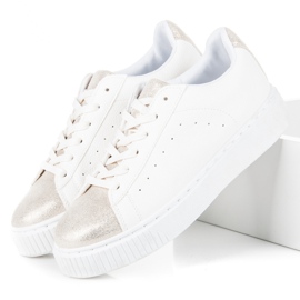 Baskets nouées à imprimé serpent blanc 2