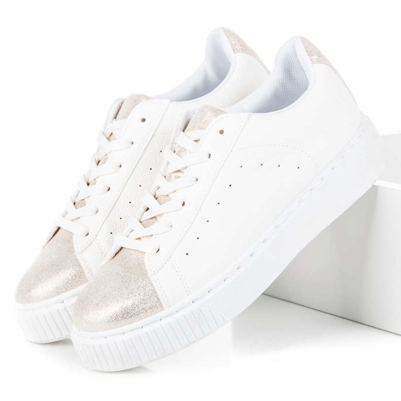 Baskets nouées à imprimé serpent blanche 2