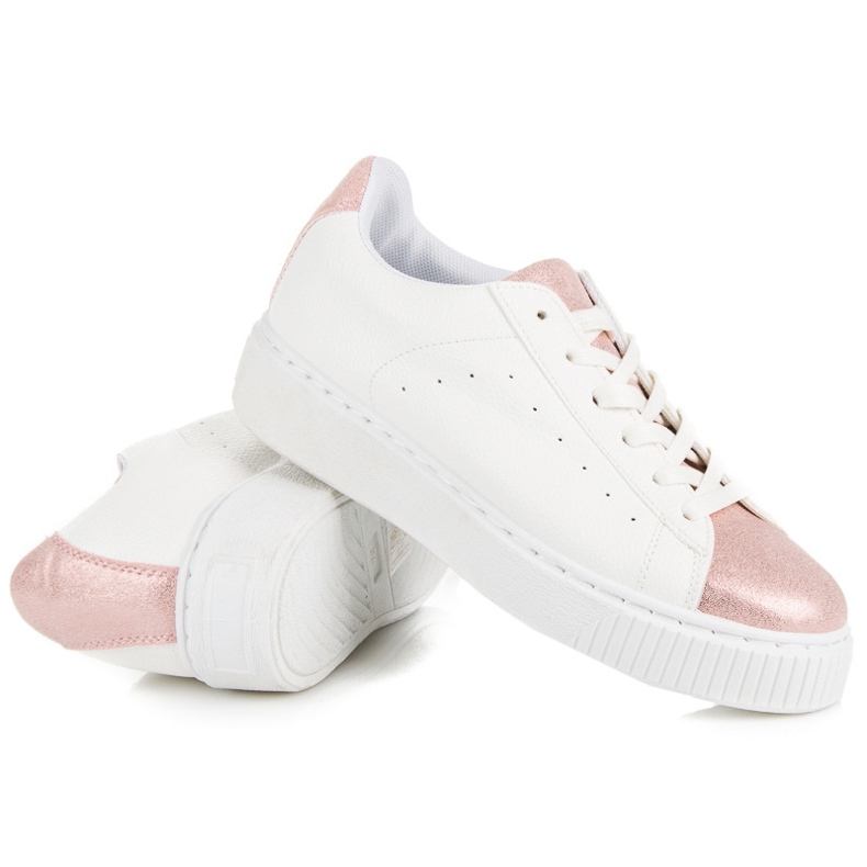 Baskets nouées à imprimé serpent blanche 1