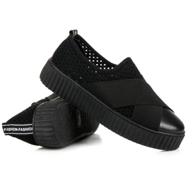 Seastar Baskets creepers ajourées le noir 4