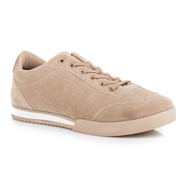 Vices pour chaussures de sport en daim brun 3