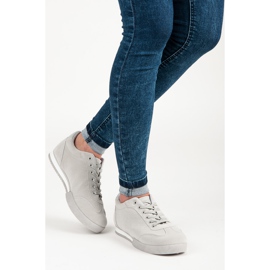 Vices Chaussures de sport en daim gris 2