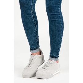 Vices Chaussures de sport en daim gris 1